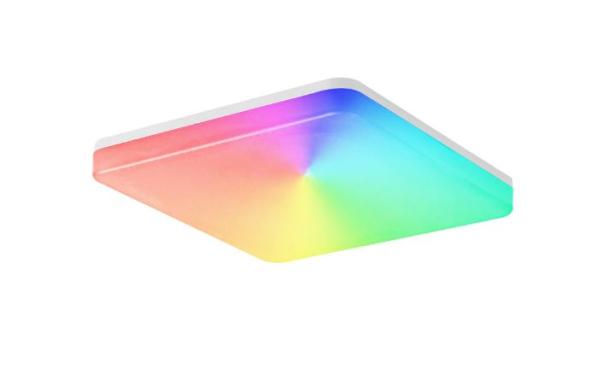Tellur WiFi Smart LED čtvercové stropní světlo, 24W, 3000-6500K + RGB , bílé