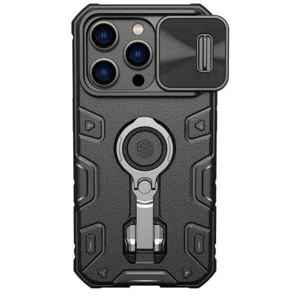 Nillkin CamShield Armor PRE Magnetic Zadný Kryt pre Apple iPhone 14 Pre Black