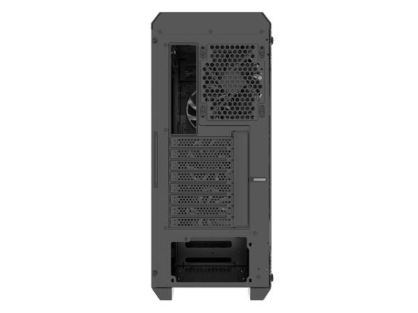 Počítačová skříň Genesis IRID 505F, černá, MIDI TOWER, 5x120mm ventilátory 
