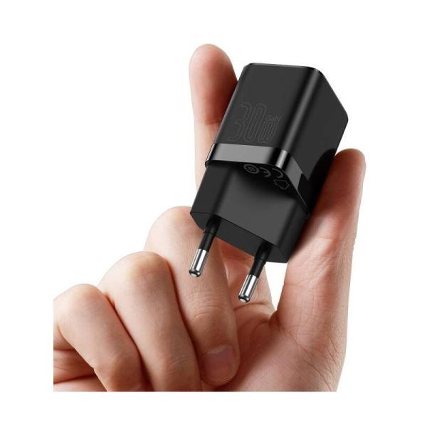 Baseus CCGN010101 GaN3 Fast Nabíjačka USB-C 30W Black 