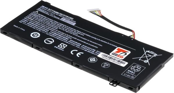 Baterie T6 Power Acer Spin 3 SP314-51, SP314-52, TravelMate X314-51, 4500mAh, 51Wh, 3cell, Li-pol