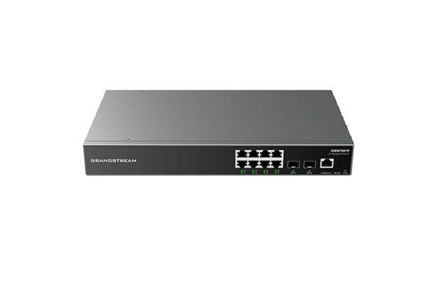 Grandstream GWN7801 Managed Network Switch 8 1Gbps portov, 2 SFP porty