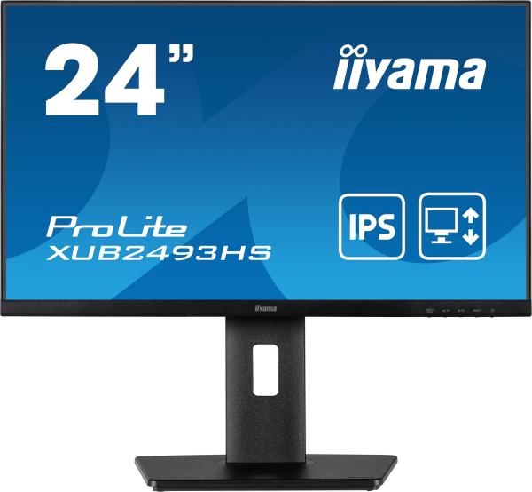 iiyama ProLite/ XUB2493HS-B5/ 23, 8"/ IPS/ FHD/ 75Hz/ 4ms/ Black/ 3R