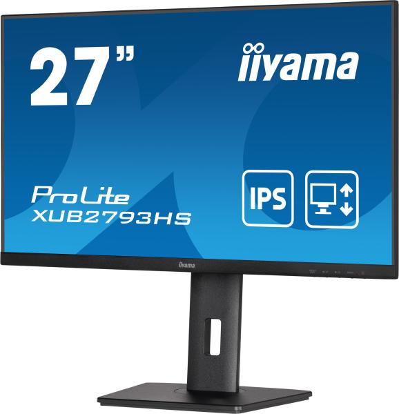 iiyama ProLite/ XUB2793HS-B5/ 27"/ IPS/ FHD/ 75Hz/ 4ms/ Black/ 3R 