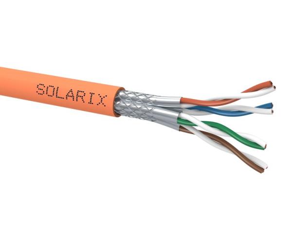 Inštalačný kábel Solarix CAT7 SSTP LSOHFR B2ca-s1, d1, a1 500m/ cievka SXKD-7-SSTP-LSOHFR-B2ca