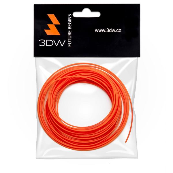 3DW - ABS filament 1, 75mm oranžová, 10m, tisk 220-250°C