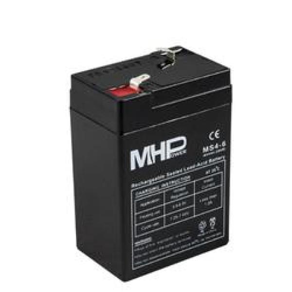 Pb akumulátor MHPower VRLA AGM 6V/ 4Ah (MS4-6)