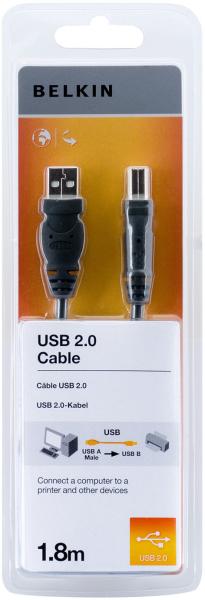 BELKIN USB 2.0 kábel A-B, rad štandard, 1.8 m