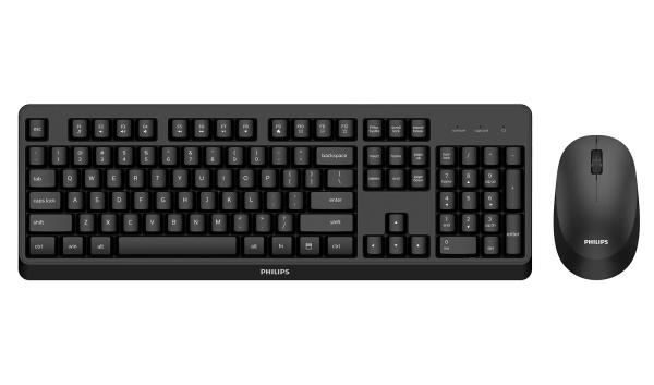 Philips klávesnice + myš SPT6307BL- bezdrátová US
