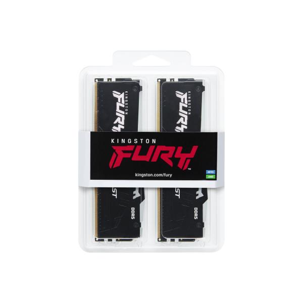 Kingston FURY Beast EXPO/ DDR5/ 64GB/ 6000MHz/ CL36/ 2x32GB/ RGB/ Black 