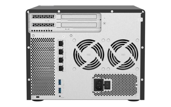 QNAP TS-h886-D1602-8G (4C/ Xeon D-1622/ 3, 2GHz/ 16GBRAM/ 6x3, 5"SATA/ 2x2, 5"SATA/ 2xM.2/ 4x2, 5GbE/ 3xUSB3.2/ 2xPCIe) 