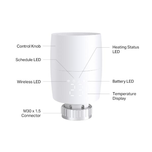 TP-link KE100 Kasa Smart Thermostatic Radiator Valve 