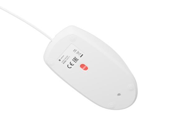 Natec optická myš RUFF 2/ 1 000 DPI/ Kancelářská/ Optická/ Drátová USB/ Bílá 