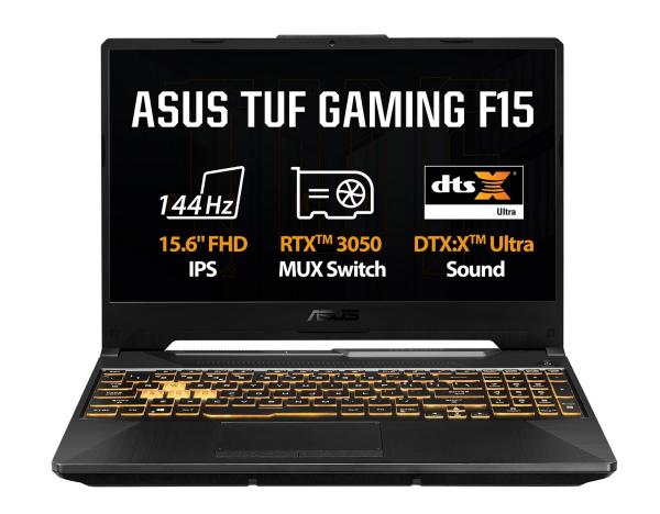 ASUS TUF Gaming F15/ FX506HC/ i5-11400H/ 15, 6"/ FHD/ 16GB/ 1TB SSD/ RTX 3050/ W11H/ Black/ 2R