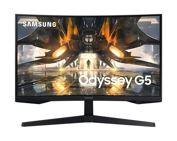 Samsung Odyssey G5/ LS27AG550EUXEN/ 27"/ VA/ QHD/ 165Hz/ 1ms/ Black/ 2R