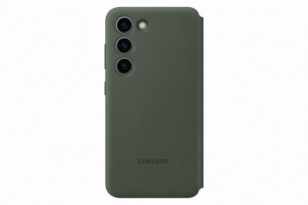 Samsung Flipové pouzdro Smart View pro Samsung Galaxy S23 Khaki 