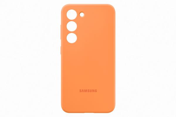 Samsung Silikonový zadní kryt pro Samsung Galaxy S23 Orange 