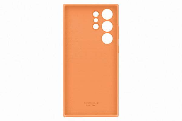 Samsung Silikonový zadní kryt pro Samsung Galaxy S23 Ultra Orange 