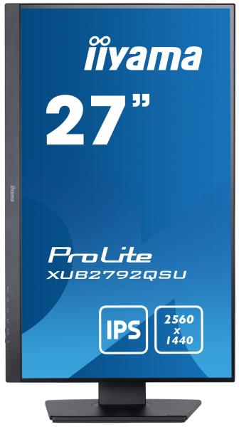 iiyama ProLite/ XUB2792QSU-B5/ 27"/ IPS/ QHD/ 75Hz/ 5ms/ Black/ 3R 