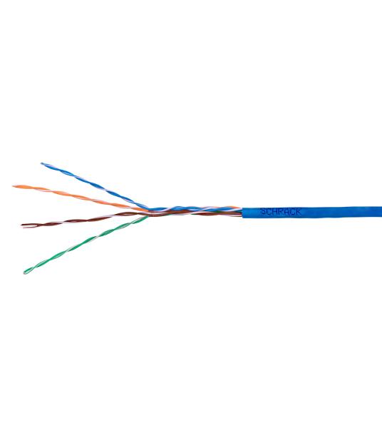 Kabel U/ UTP Cat5e AWG24 PVC Eca modrý 305m