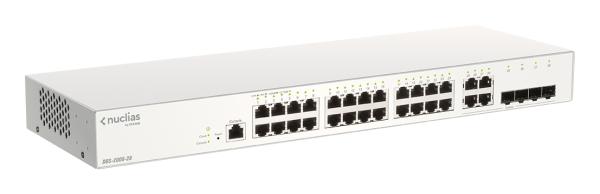 D-Link DBS-2000-28 28xGb Nuclias Smart Managed Switch 4x 1G Combo Ports (With 1 Year License) 