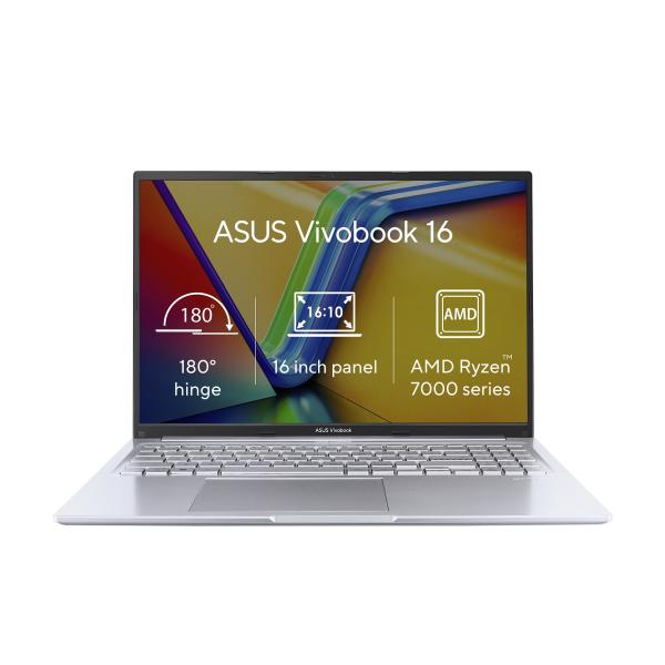 ASUS Vivobook 16/ M1605YA/ R5-7530U/ 16"/ FHD/ 16GB/ 512GB SSD/ AMD int/ W11H/ Silver/ 2R