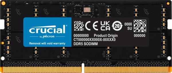 Crucial/ SO-DIMM DDR5/ 32GB/ 4800MHz/ CL40/ 1x32GB