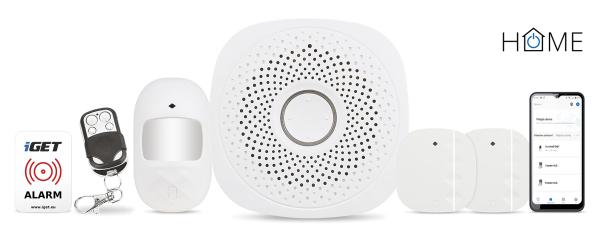 iGET HOME X1 - Inteligentný Wi-Fi alarm, v aplikácii aj ovládanie IP kamier a zásuviek, Android, iOS 