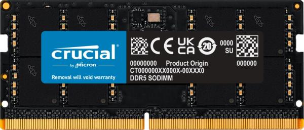 Crucial 32GB DDR5 5200MHz SODIMM CL42 (16Gbit) 262pin