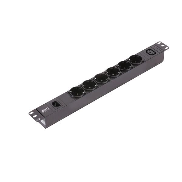 APC EasyPDU, Basic, 1U, 10A, 230V, 6x Schuko, 1x C13