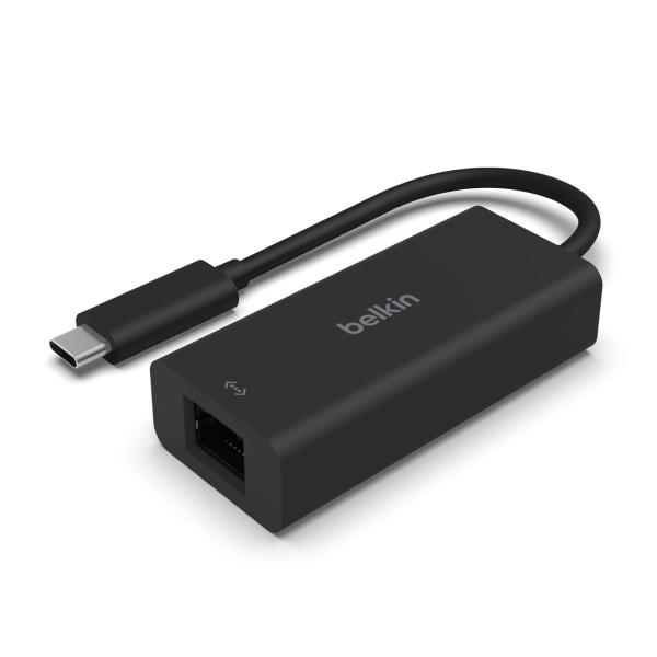 Belkin Connect USB-C to 2.5 Gb Ethernet Adapter - Black