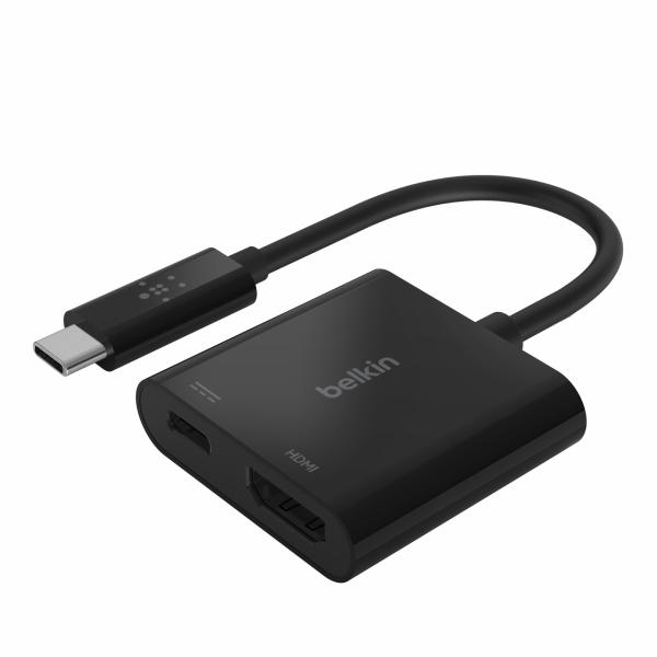 Belkin adaptér USB-C na HDMI + 60W nabíjanie