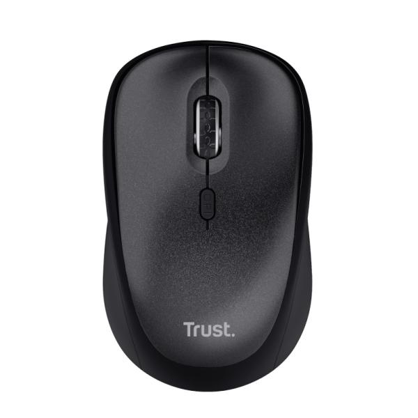 TRUST TM-201/ Kancelárska/ Optická/ Bezdrôtová USB/ Čierna