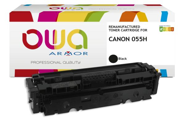OWA Armor toner kompatibilný s Canon CRG-055H BK, 7600st, čierna/ black