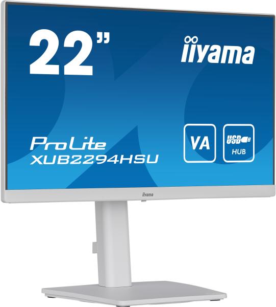 iiyama ProLite XUB2294HSU-W2 21, 5" VA FHD 75Hz 1ms White 3R 