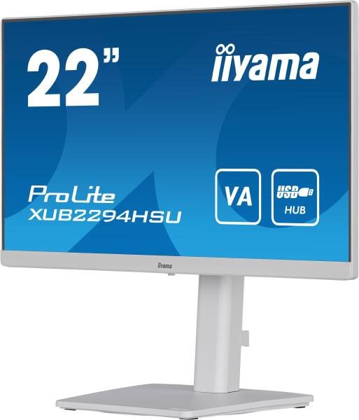 iiyama ProLite XUB2294HSU-W2 21, 5" VA FHD 75Hz 1ms White 3R 