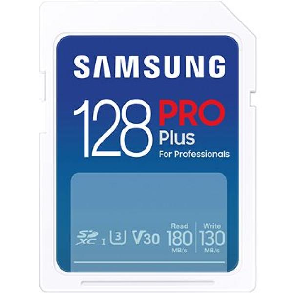 Samsung/ SDXC/ 128GB/ 180MBps/ Class 10/ Modrá