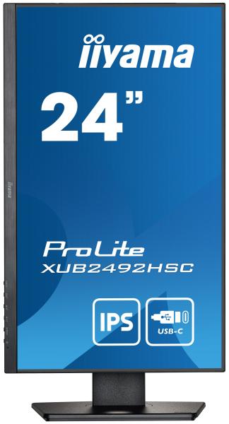 iiyama ProLite/ XUB2492HSC-B5/ 24"/ IPS/ FHD/ 75Hz/ 4ms/ Black/ 3R 