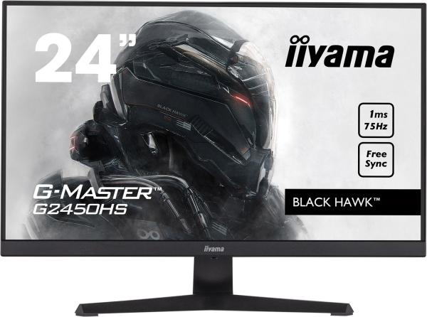 iiyama G-Master/ G2450HS-B1/ 23, 8"/ VA/ FHD/ 75Hz/ 1ms/ Black/ 3R