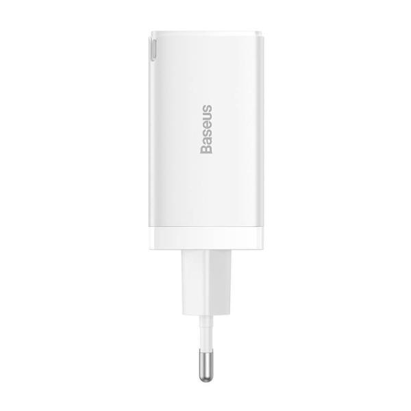 Baseus CCGP120202 GaN5 Pro Quick Nabíjačka USB + 2x USB-C 65W White 