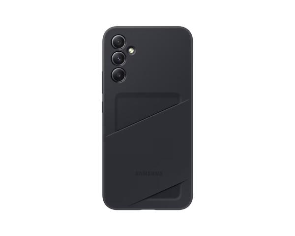 Samsung Zadný kryt s vreckom na kartu pre Samsung Galaxy A34 Black