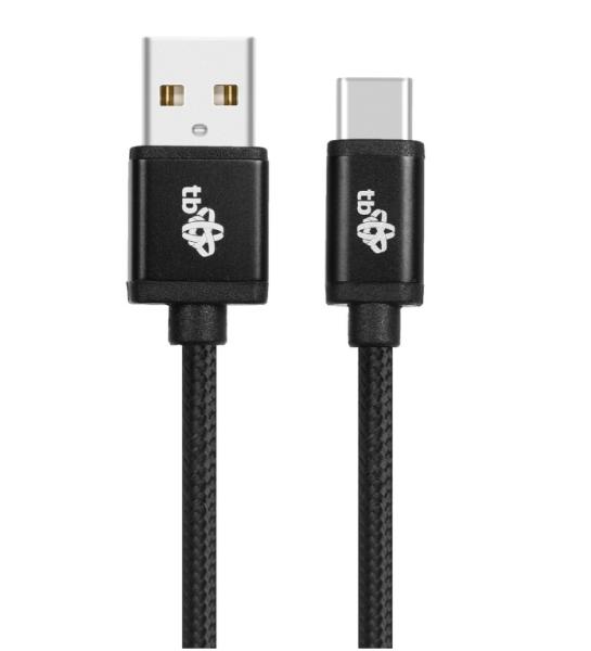 TB Touch USB - USB C kábel, 1, 5 m, čierny 