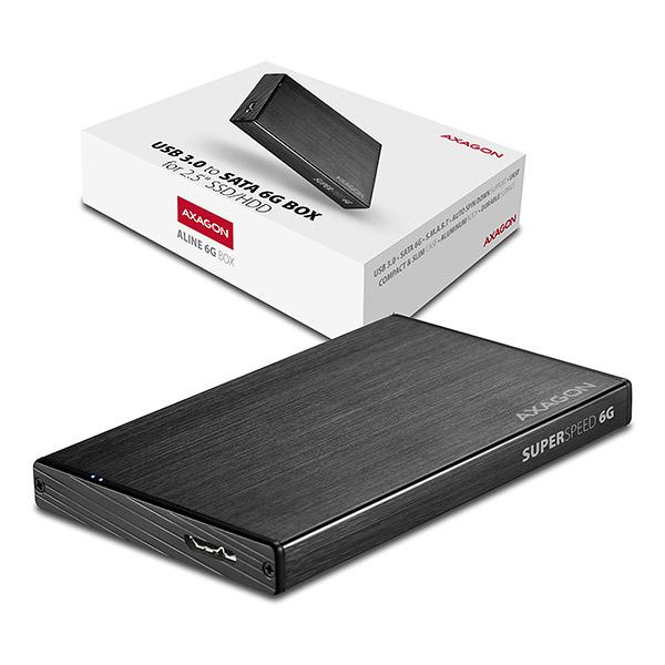 AXAGON EE25-XA6, USB 3.2 Gen 1 - SATA 6G, 2.5" externý ALINE box