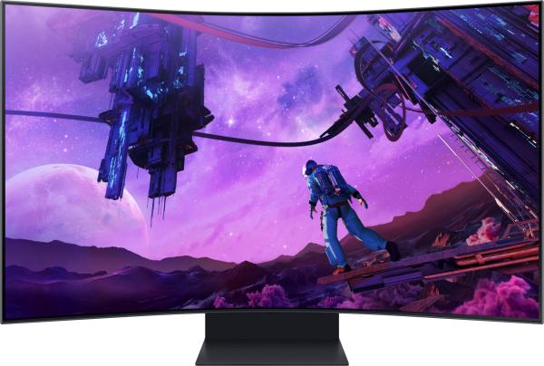 SAMSUNG LED MT LCD Gaming Smart Monitor 55" Odyssey Ark Monitor LS55BG970NUXEN - prohnutý, VA, 3840x2160, 1ms, HDMI, Wi, Pivot