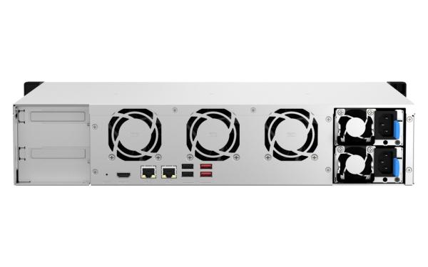 QNAP TS-864eU-RP-8G (4core 2, 9GHz, 8GB RAM, 8xSATA, 2x2, 5GbE, 1xPCIe, 1xHDMI, 2xzdroj, malá hĺbka) 