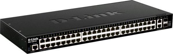 D-Link DGS-1520-52 48 portov GE + 2 10GE portov + 2 SFP+ Smart Managed Switch