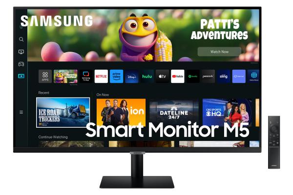 SAMSUNG MT LED LCD Smart Monitor 27" M50C - plochý, VA, 1920x1080, 4ms, 60HZ, HDMI, BT, Wifi, reproduktory