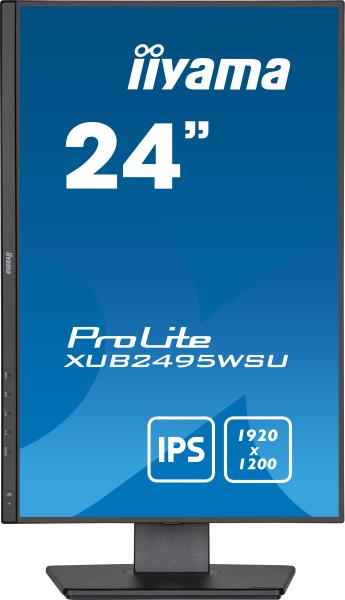 iiyama ProLite/ XUB2495WSU-B5/ 24, 1"/ IPS/ 1920x1200/ 60Hz/ 5ms/ Black/ 3R 