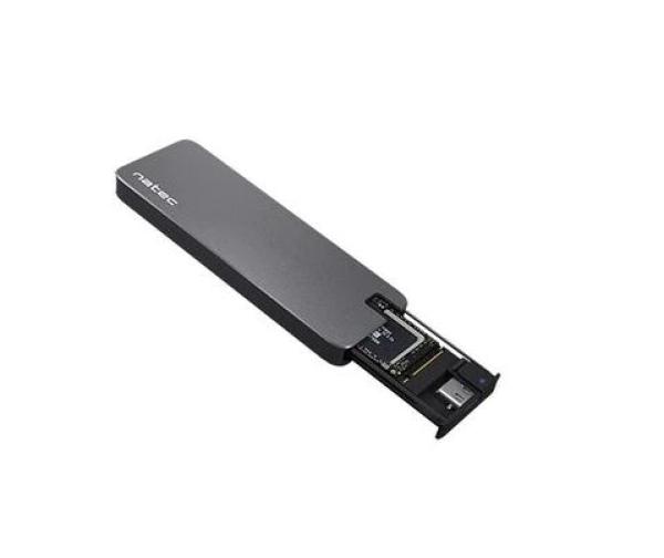 Externí box pro SSD Natec RHINO M.2 NVME USB-C 3.1 GEN 2, hliníkový 