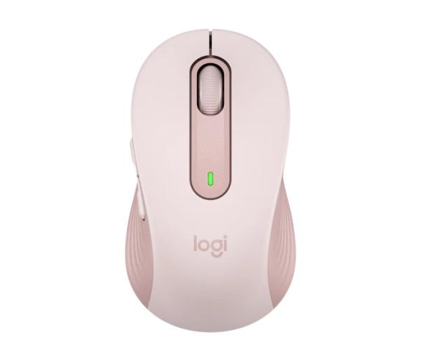 Logitech Signature M650/ Kancelárska/ Optická/ Pre pravákov/ 4 000 DPI/ USB+BT/ Ružová